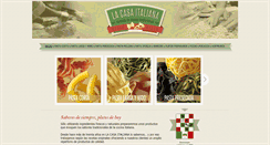 Desktop Screenshot of lacasaitaliana.es